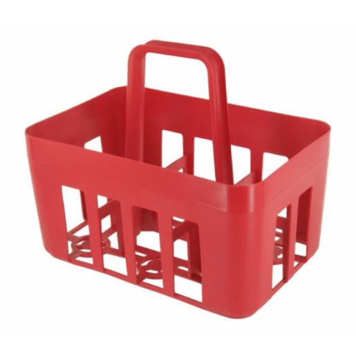 Panier en plastique pour 6 bouteilles Minjard Emballages Panier en plastique pour 6 bouteilles Minjard Emballages